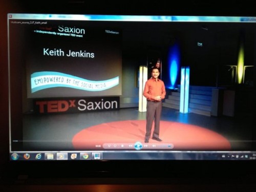 Keith presenting his TEDxTalk