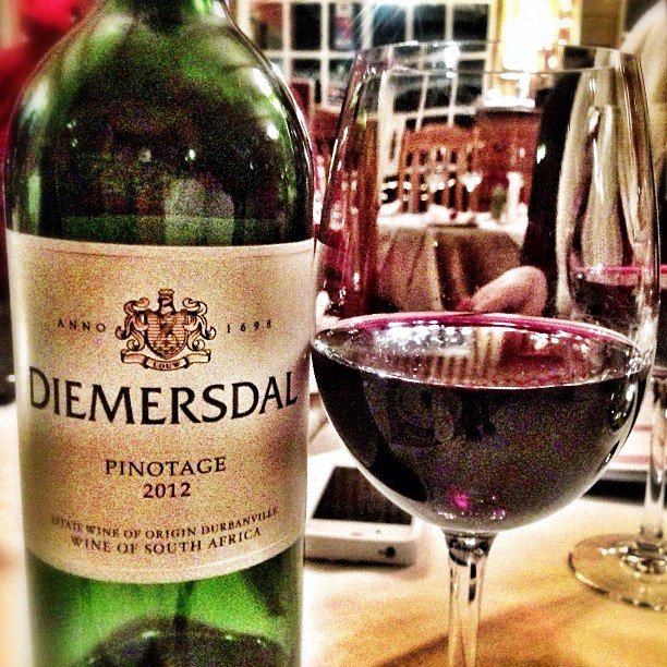 And there was time for some Pinotage (photosourtesy of @1step2theleft)