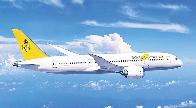 Royal Brunei Airlines Dreamliner.